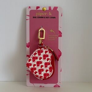 ☀️Piper K Heart Bag Charm